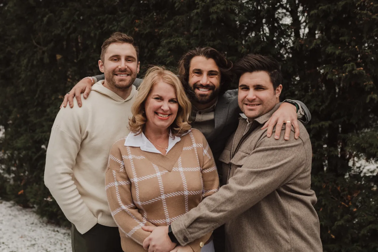 Laura, Shane, Kyle, and Scott Gring